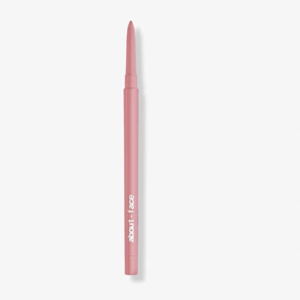 About Face Line Artist by Halsey Eye Liner Leave Me Breathless matte baby pink